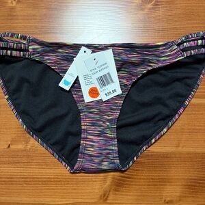 CYN & LUCA Women’s Size L Multicolor Bathing Suit Bottoms Full Coverage NWT